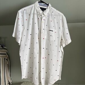 US polo Association 100% cotton short sleeved men’s XL White Shirt (H32)